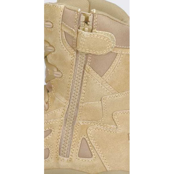 Military Boots, 8W, Mens, Plain, Tan, PR