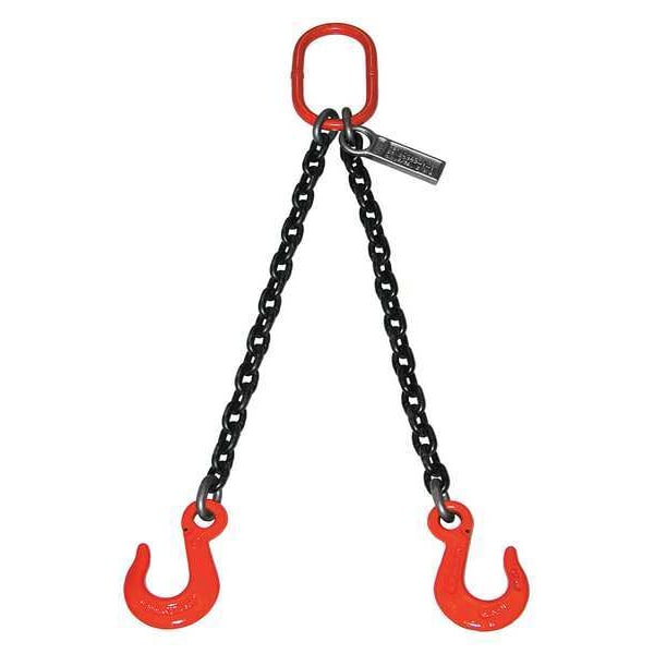 Chain Sling, 7/32 in., 8 ft., 4700 lb.