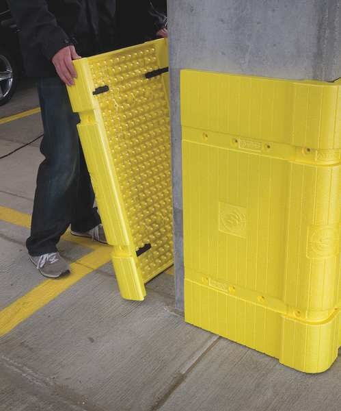 Parking Column Protector, Yellow, ARPRO