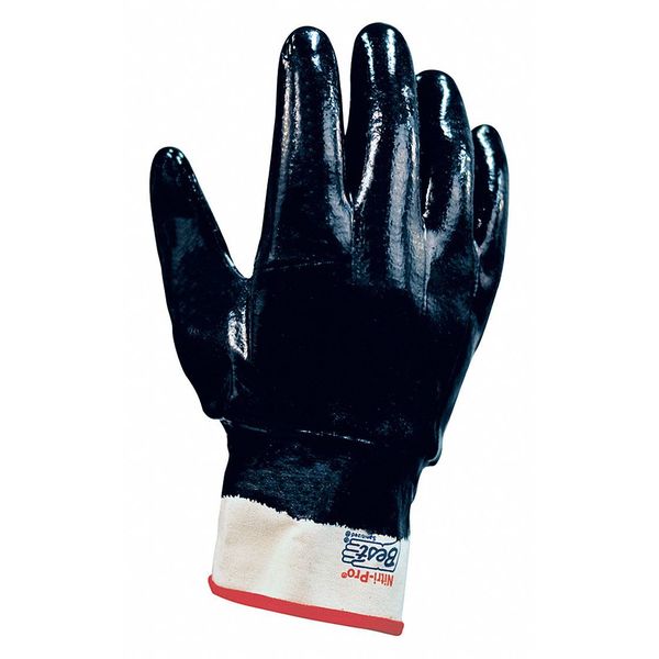 Cut Res Gloves, Nitrile, L, Blue, PR