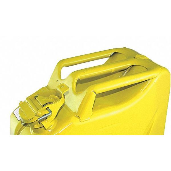 5.28 gal, 20 L Yellow Cold rolled steel Gas Can