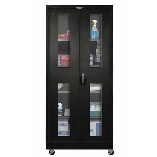 Clearview Door Storage Cabinet, 36 in W, 84 in H, 24 in D