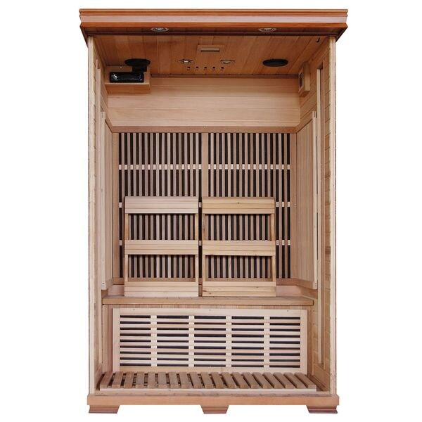 Sauna, Std, 2 ppl, Carbon Heater, Cedar