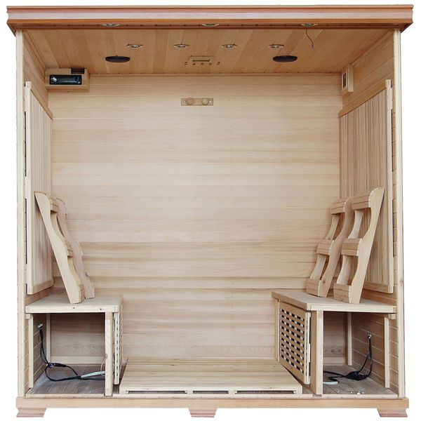 Sauna, Std, 6 ppl, Carbon Heater, Cedar