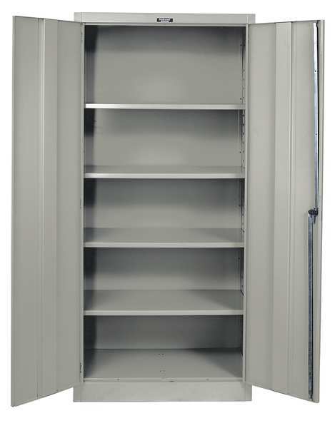22 ga. ga. Steel Storage Cabinet, 36 in W, 72 in H, Stationary