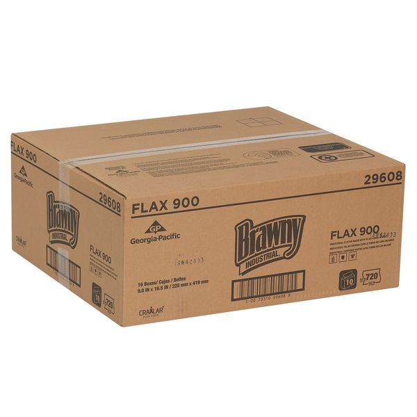 Dry Wipe, F900, Dispenser Box, Flax, 9 in x 16 1/2 in, 72 Sheets, 10 Pack