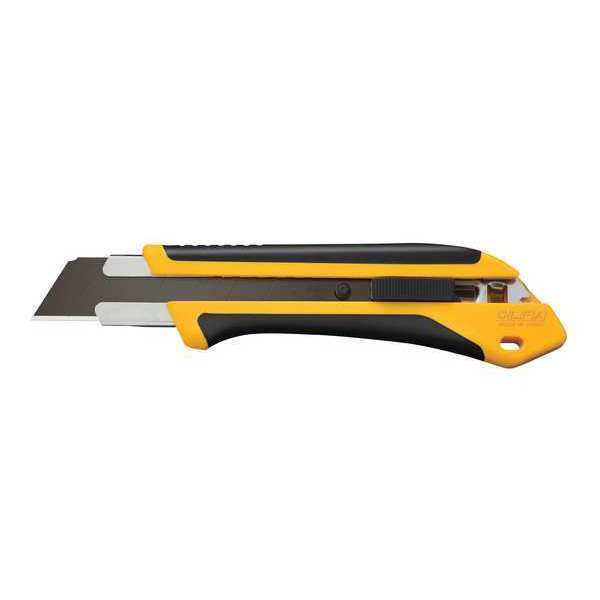 Utility Knife, Retractable, Auto Lock, 7 3/8 in L.