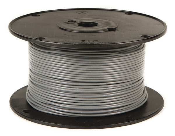 14 AWG 1 Conductor Stranded Primary Wire 100 ft. GY