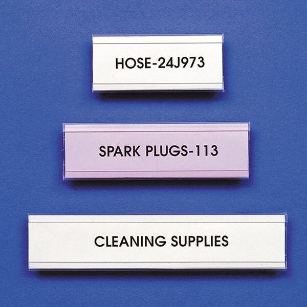 Label Holder, C Design, 7/8INX6IN, ad, PK25