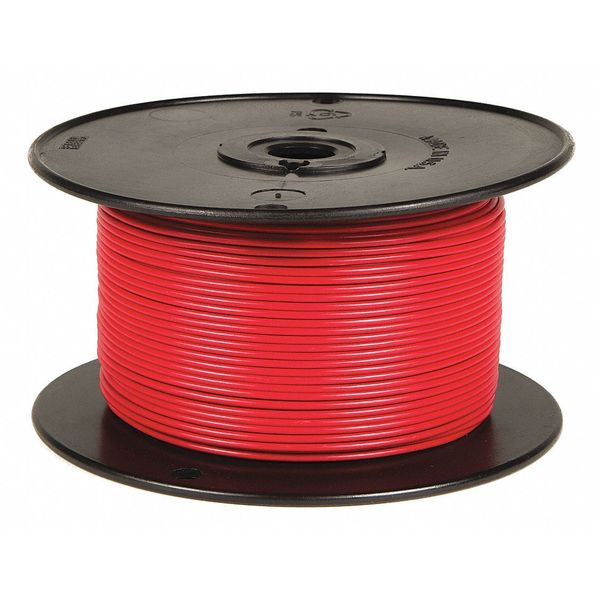 12 AWG 1 Conductor Stranded Primary Wire 100 ft. RD, Voltage: 60 V