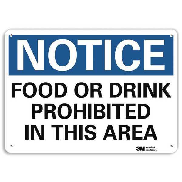 Notice Sign, RecycldReflecAlum, 10inWx7inH, U5-1230-RA_10X7