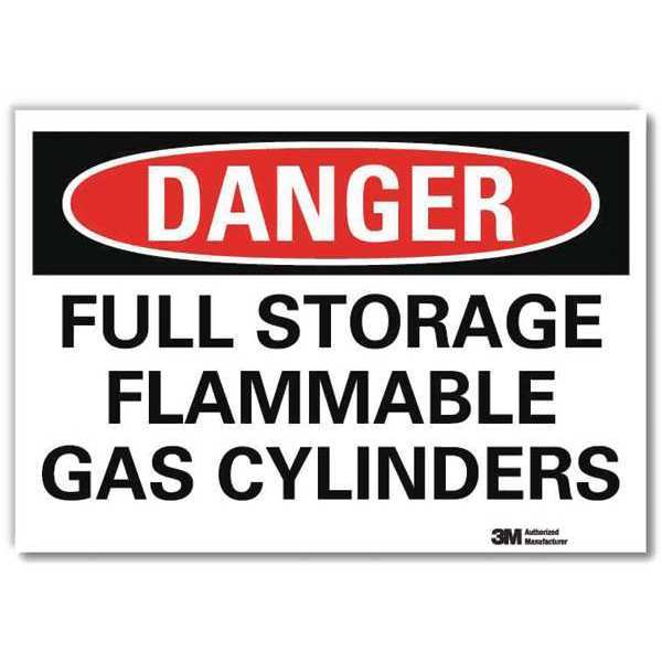 Danger Sign, 7 in H, 10 in W, Vertical Rectangle, English, U3-1524-RD_10X7