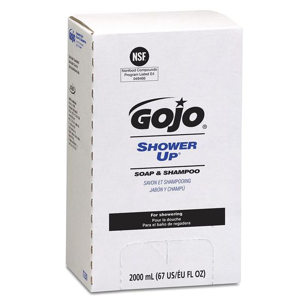 SHOWER UP Soap & Shampoo, 2000mL PRO TDX Refill, PK4