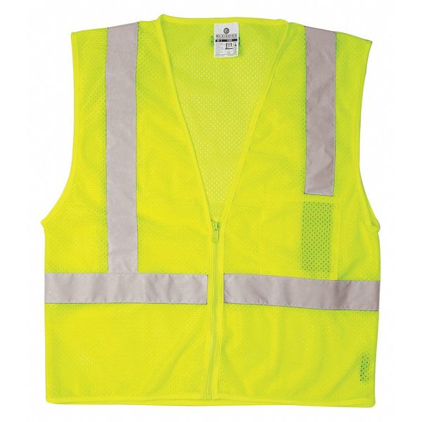 4XL High-Visibility Vest, Polyester