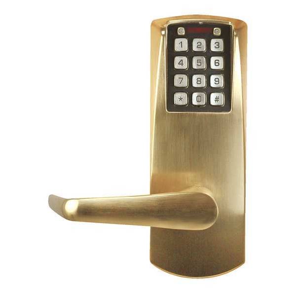 Automatic Lck, For Schlage C, Satin Brass