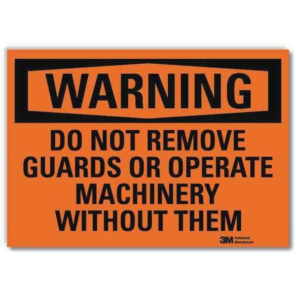 Warning Sign, 7 in Height, 10 in Width, Reflective Sheeting, Vertical Rectangle, English