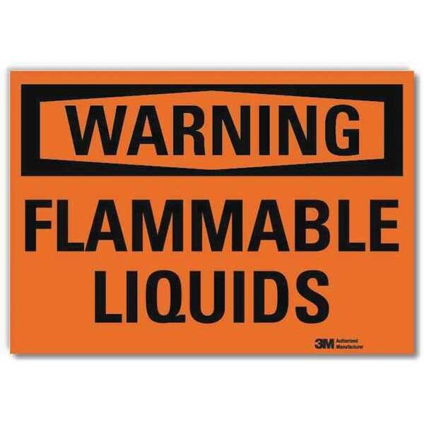 Warning Sign, 10 in H, 14 in W, Horizontal Rectangle, English, U6-1092-RD_14X10