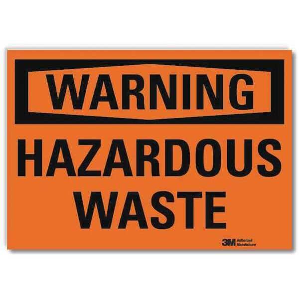 Security Sign, 5 in H, 7 in W, Horizontal Rectangle, English, U6-1111-RD_7X5