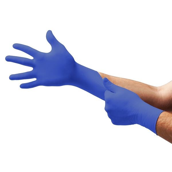 Exam Gloves with ERGOFORM Technology, Nitrile, Powder Free, Cobalt Blue, XS, 300 PK
