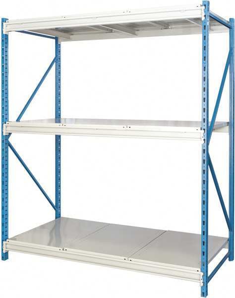 Starter Bulk Storage Rack, 24 in D, 72 in W, 3 Shelves
