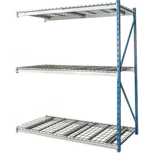 Add-On Bulk Storage Rack, 24 in D, 48 in W, 3 Shelves