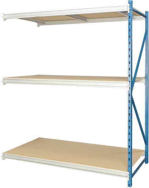 Add-On Bulk Storage Rack, 48 in D, 48 in W, 3 Shelves
