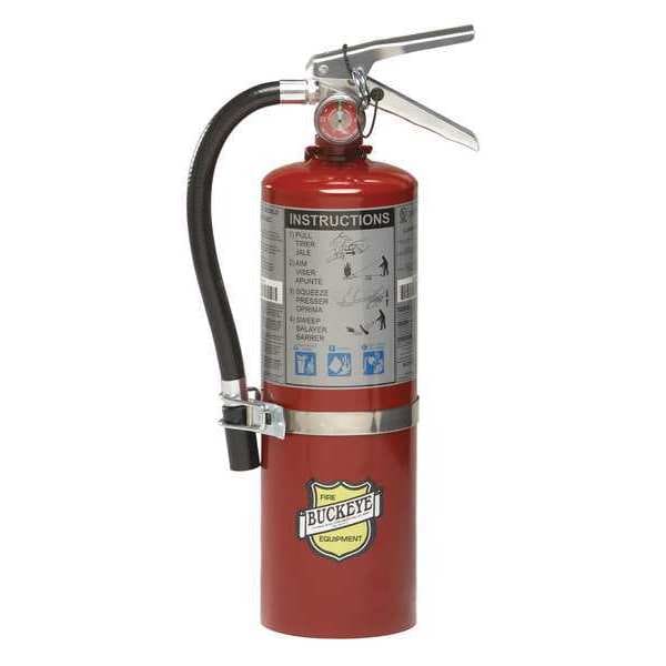 Fire Extinguisher, 3A:40B:C, Dry Chemical, 5 lb