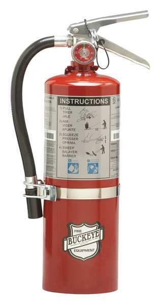 Fire Extinguisher, 40B:C, Dry Chemical, 5.5 lb