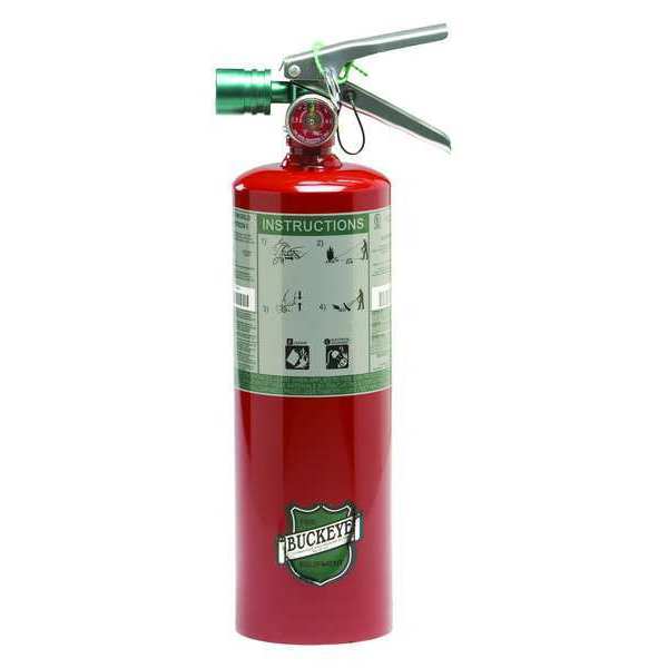 Fire Extinguisher, 5B:C, Halotron, 5 lb