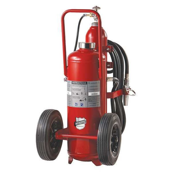Wheeled Fire Extinguisher, 320B:C, Purple K, 125 lb
