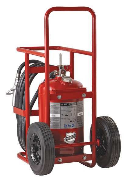 Wheeled Fire Extinguisher, 30A:240B:C, Dry Chemical, 125 lb