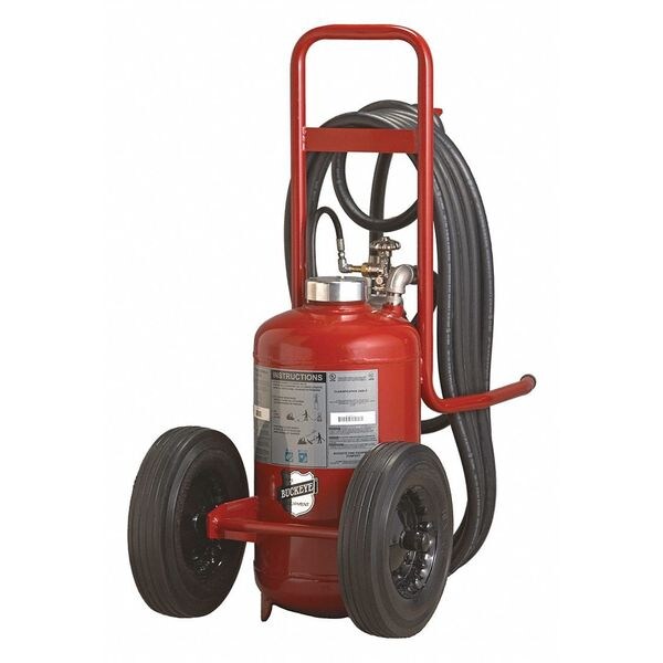 Wheeled Fire Extinguisher, 320B:C, Purple K, 125 lb