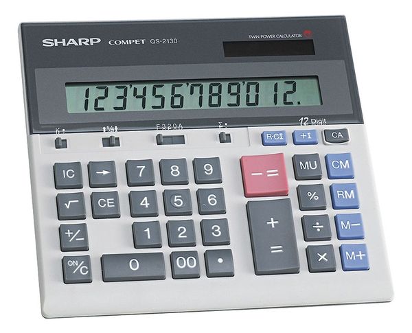 Commercial Desktop Calculator, 12 Digit
