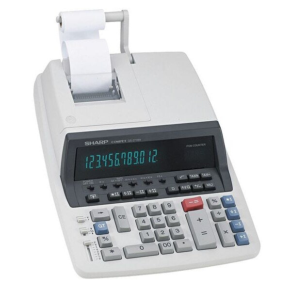 Commercial Calculator, Printing, 12 Digit