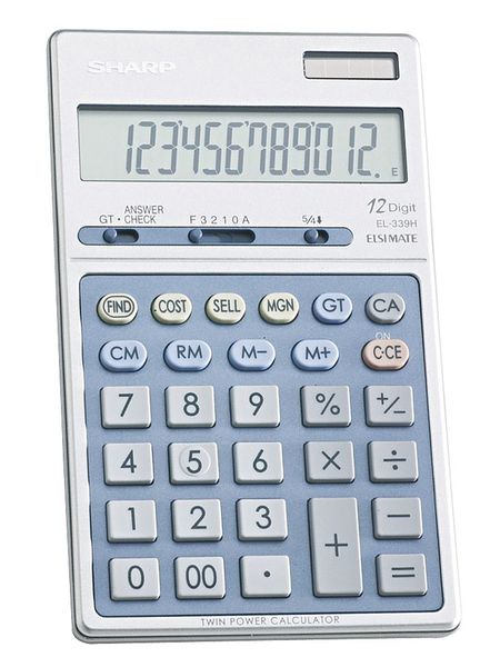 Executive Handheld Calculator, 12 Digit