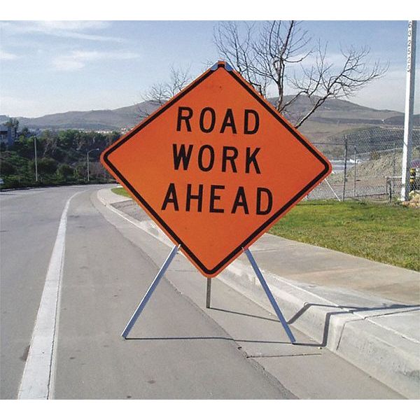 Sign Stand, Steel, For Roll-Ups Signs