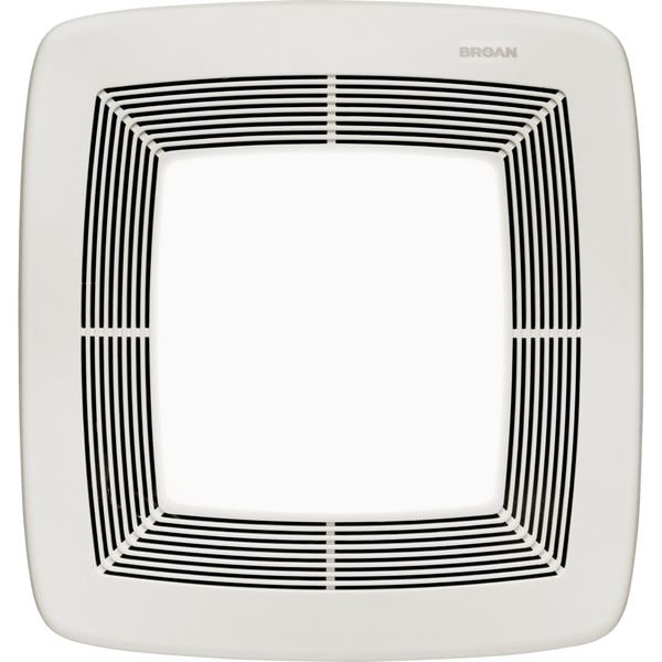 Ceiling Bathroom Fan, 80 cfm cfm, 4 in Duct Dia., 120V AC, Energy StarÂ® Certified