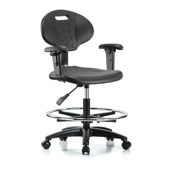 Erie Med Bench Chair, AA, CF, Casters