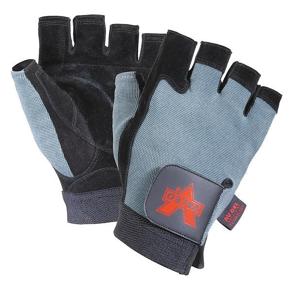 Anti-Vibration Glove, Black/Gray, S, PR