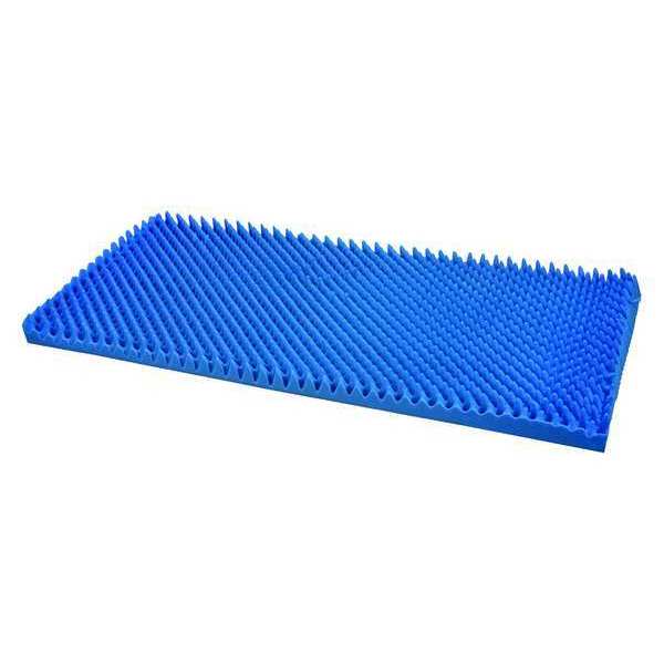Bed Pad, 76inLx33inW, Blue, Foam