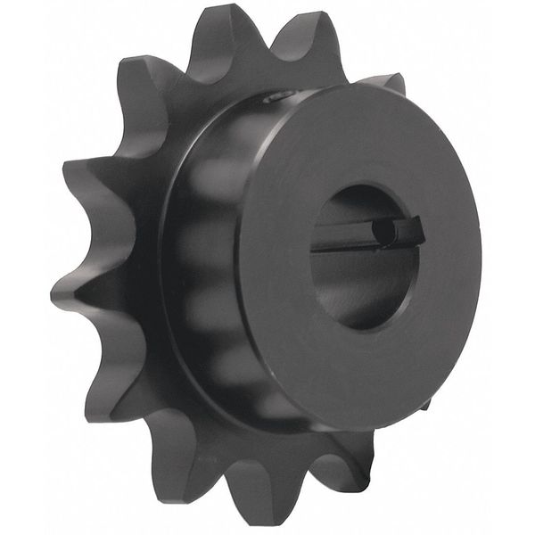Finished Bore with Keyway & SS Bore Roller Chain Sprocket, 80 Chain Size, 14 # of Teeth