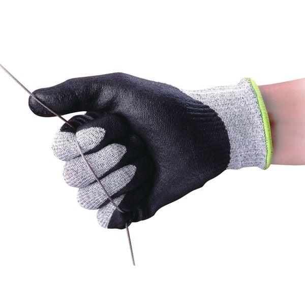 Cut Resistant Coated Gloves, A3 Cut Level, Polyurethane, 10, 1 PR