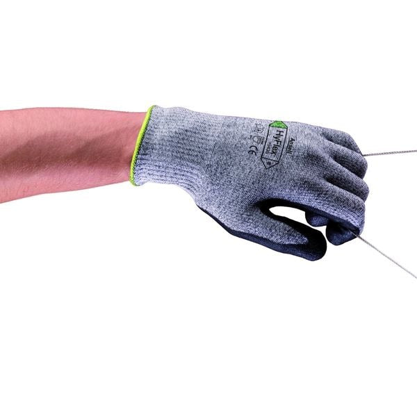 Cut Resistant Coated Gloves, A3 Cut Level, Polyurethane, 9, 1 PR