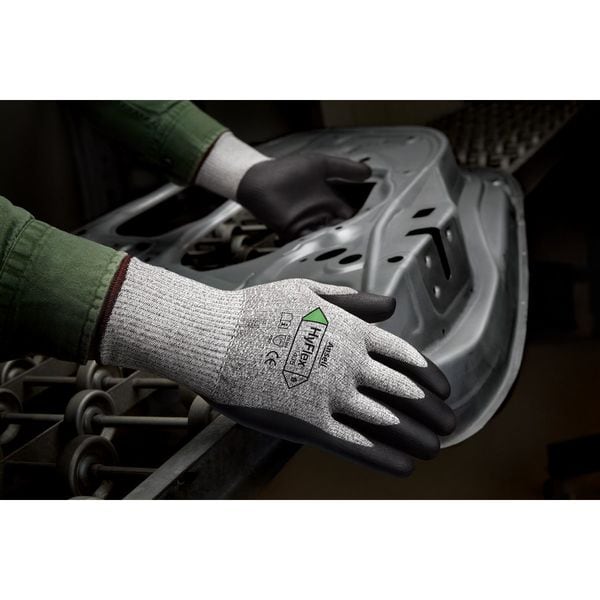 Cut Resistant Coated Gloves, A3 Cut Level, Polyurethane, 8, 1 PR