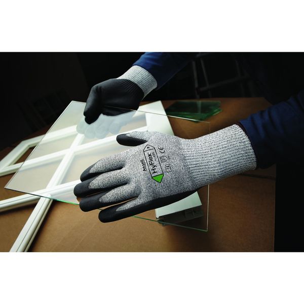 Cut Resistant Coated Gloves, A3 Cut Level, Polyurethane, 7, 1 PR