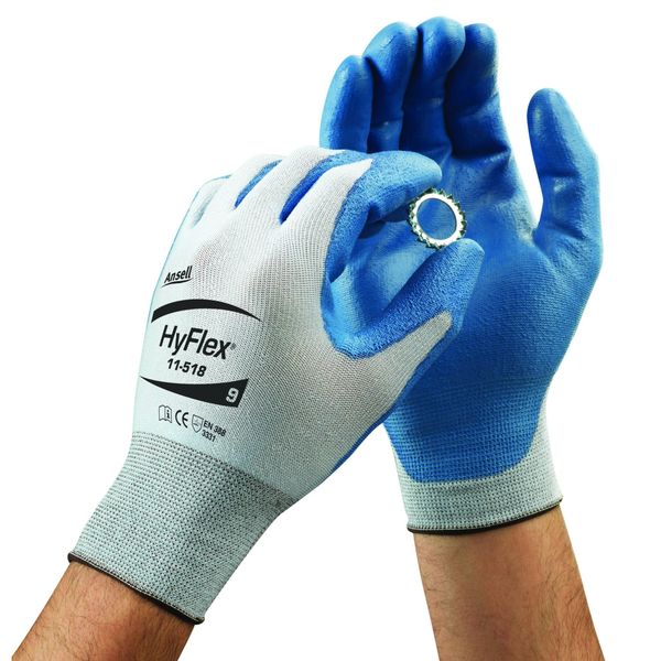 Cut Resistant Coated Gloves, A2 Cut Level, Polyurethane, M, 1 PR