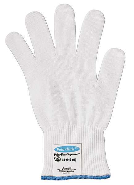 Cut Resistant Gloves, A4 Cut Level, Uncoated, L, 1 PR