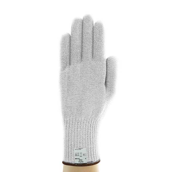 Cut Resistant Gloves, A6 Cut Level, Uncoated, L, 1 PR