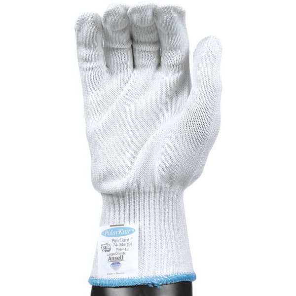 Cut Resistant Gloves, A6 Cut Level, Uncoated, S, 1 PR