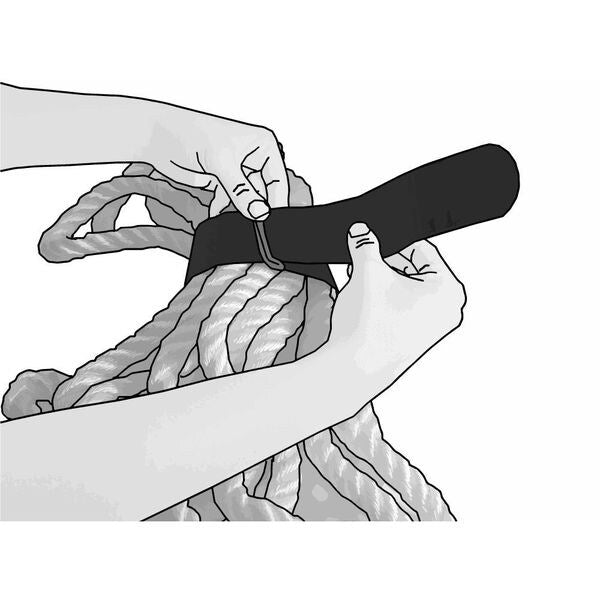 Cinch Strap, No Adhesive, 3 ft, 2 in Wd, Black, 10 PK